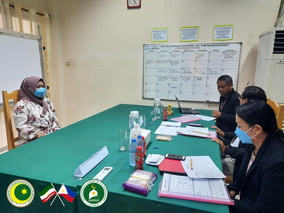 Read more about the article LOOK: The Development Academy of the Bangsamoro have commenced a series of interview to the qualified applicants.