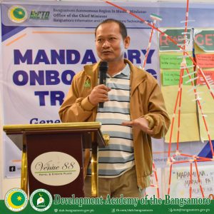 Read more about the article LOOK: BICTOry for the Bangsamoro Information and Communications Technology Office for completing the Mandatory Onboarding Training.