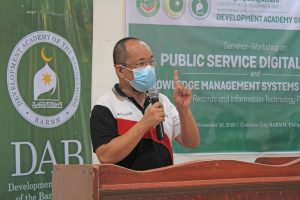 Read more about the article DAB conducts seminar-workshop on Public Service Digitalization and Knowledge Management System Development