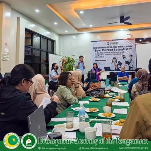 Read more about the article Development Academy of the Bangsamoro Joins “Be a Career Scientist!” Orientation and Mentoring Event in BARMM
