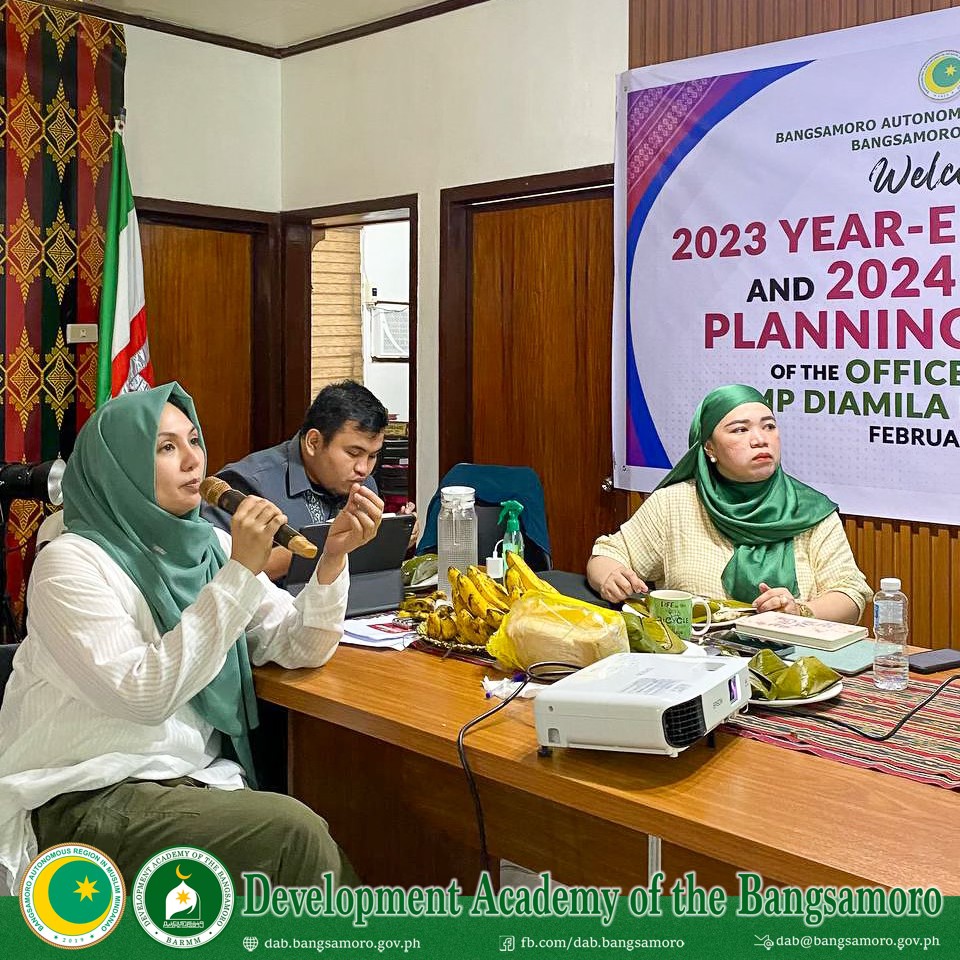 Read more about the article DAB Takes Part the Year End Assessment and Strategic Planning of Office of MP Diamila Disimban-Ramos
