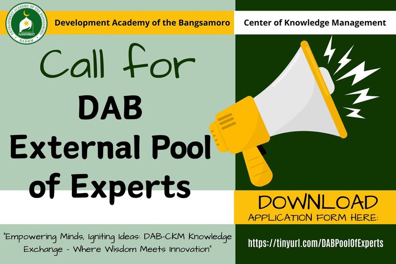 You are currently viewing Seeking Expertise Beyond Boundaries: Join DAB’s Pool of Experts!